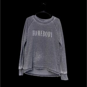 Milk and Honey sweater gray loungewear cozycore comfy relaxed home soft casual